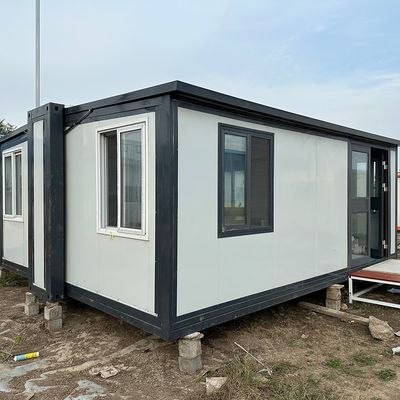 Migliori prezzi Casa di contenitori isolata di costruzione rapida Stile di design contemporaneo Casa di contenitori espandibile Case prefabbricate Villa