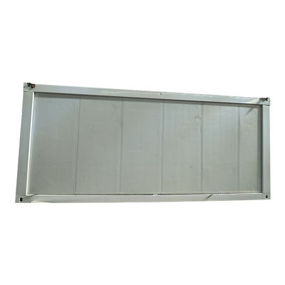 Case pieghevoli prefabbricate modulari 20/40 ft Contenitore in telaio in acciaio personalizzato ufficio temporaneo con porta di sicurezza
