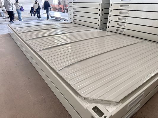 Contenitore a confezione piatta di installazione veloce Disegno semplice per alloggi a prova di uragano personalizzati a 20 piedi