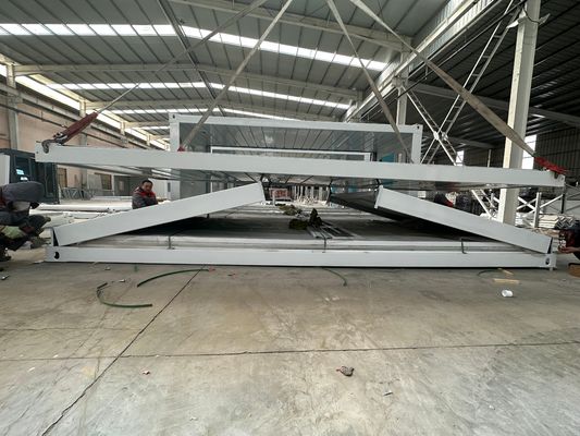 Flessibile assemblaggio rapido 20ft impermeabile impermeabile a fuoco Folding Frame Container Van House in stile moderno con porta di sicurezza