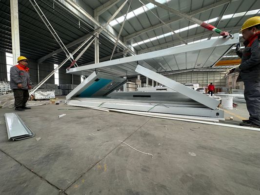 Superiore tetto impermeabile resistente Mobile pieghevole Prefabbricato Container House per l'installazione rapida Case abitabili Edifici per uffici
