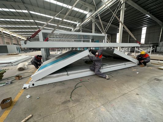 Superiore tetto impermeabile resistente Mobile pieghevole Prefabbricato Container House per l'installazione rapida Case abitabili Edifici per uffici