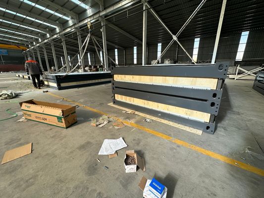 40ft 20ft Fast Install Flat Pack Storage Container per ufficio Container con alta resistenza al vento Casa case in bianco