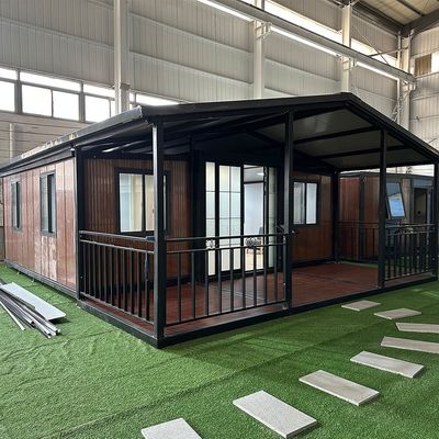 Spessore standard facile da installare telaio in acciaio casa di contenitori di lusso 20ft 30ft 40ft prefabbricato isolato piccola casa contenitore