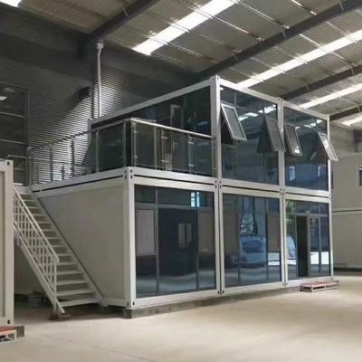 15-30 anni vita utile Casa di container di lusso Case piatte prefabbricate con colore personalizzato