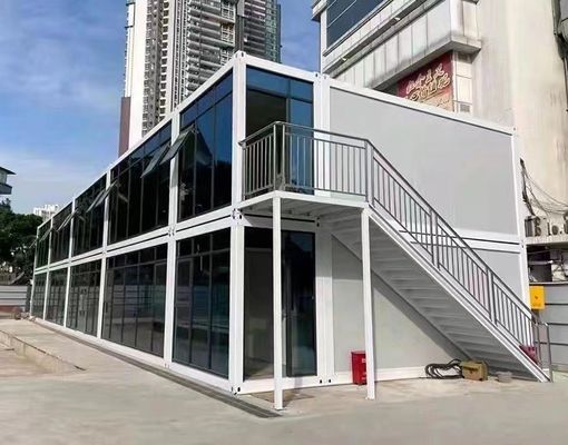 15-30 anni vita utile Casa di container di lusso Case piatte prefabbricate con colore personalizzato