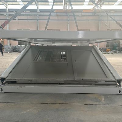 Moderna casa pieghevole prefabbricata con pannello sandwich Casa container con un risparmio di tempo di costruzione del 70%