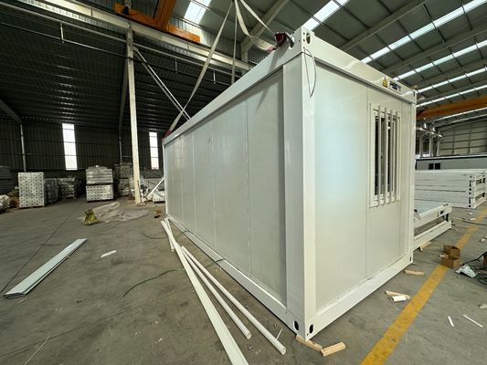 Casa contenitore pieghevole multifunzione da 20 piedi finestra in alluminio portatile e resistente all'umidità per camera da letto all'aperto