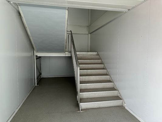 Installazione rapida Struttura in acciaio galvanizzato Prefabbricato auto-assemblare Villa di lusso Casa per due piani Flat Pack Container