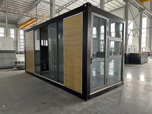 Alloggio dei lavoratori Casa container con disegno quadrato personalizzato e facile installazione