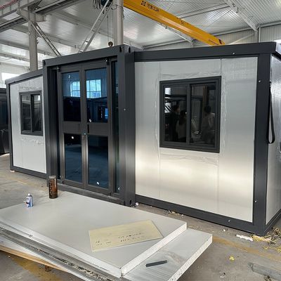 Casa Casa Hotel 20 40ft Facile da installare Casa contenitore modulare Isolamento termico Casa prefabbricata in acciaio leggero