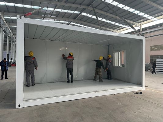 Casa di contenitori pieghevole a colori personalizzati Luxury Modular Tiny Prefabricated Module House