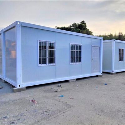 Casa modulare di lusso pieghevole 20 piedi Casa di container ripiegabile di lusso Spessore standard Casa prefabbricata modulare prefabbricata