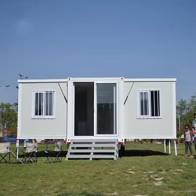 Moderno Mobile Espandibile Campeggio Butterfly Container House Quick Build Prefab Campeggio Versione 2/3 Camera da letto Butterfly Home