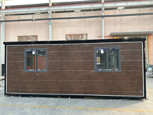 Casa in container di 20 piedi espandibile con cucina di design moderno completamente arredata 2 camere da letto portabile da vivere su misura