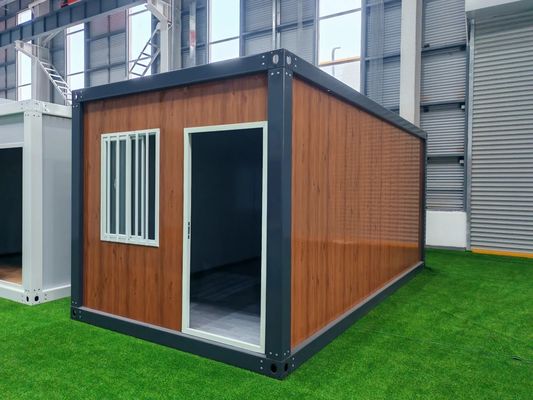 Porta di sicurezza Casa di contenitori modulare esterna con colore personalizzato e tetto impermeabile