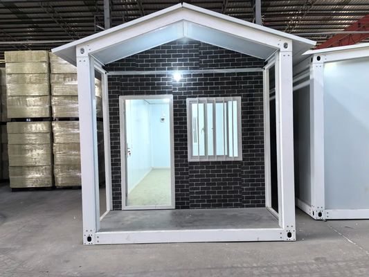 Porta di sicurezza Casa di contenitori modulare esterna con colore personalizzato e tetto impermeabile
