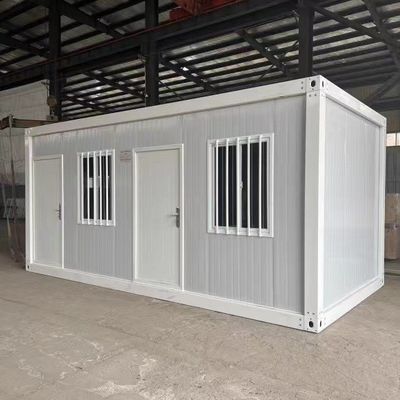 Ragionevole casa di container traspirante con porta di sicurezza e 1 camera da letto soluzione materiale smontabile