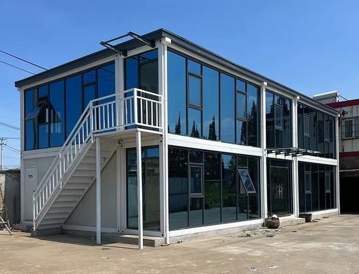 3 camere da letto Eco-friendly Modular Prefab Detachable Container House con Carport e design traspirante