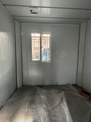 Porta di sicurezza Casa di contenitori in bianco o colore personalizzato Casa di contenitori portatile Filippine Casa di contenitori pieghevole