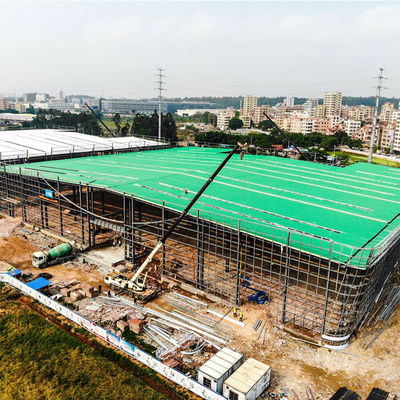 Struttura in acciaio prefabbricata a misura di peso leggero Edificio per laboratorio magazzino industriale commerciale durata di vita 50-70 anni