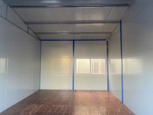 Facile installazione Case prefabbricate a 2 piani con pavimento in legno Case in vetro prefabbricate a Cipro