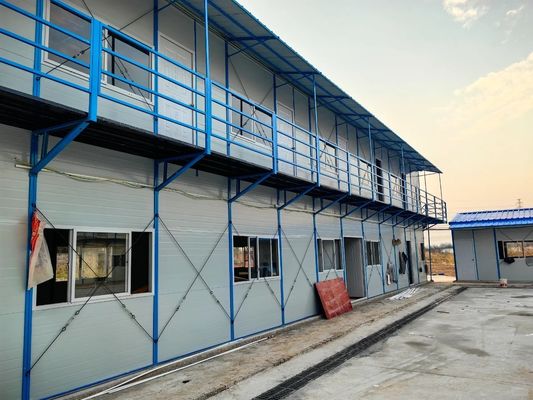 International Prefab House Villa con 50/75/100mm Wave Sandwich Panel Pareti e case verdi a Trinidad e Tobago