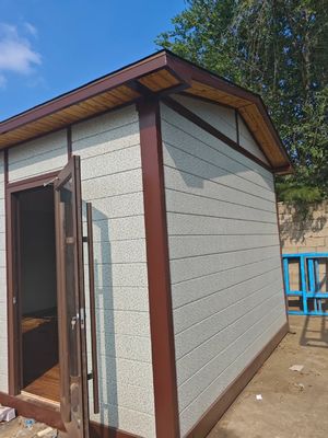 Case verdi Ville prefabbricate a basso tenore di carbonio Risparmio energetico Prefabbricato riciclabile Casa di pollo Mini Casa prefabbricata