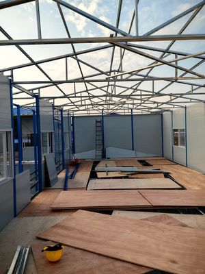 Case verdi Ville prefabbricate a basso tenore di carbonio Risparmio energetico Prefabbricato riciclabile Casa di pollo Mini Casa prefabbricata