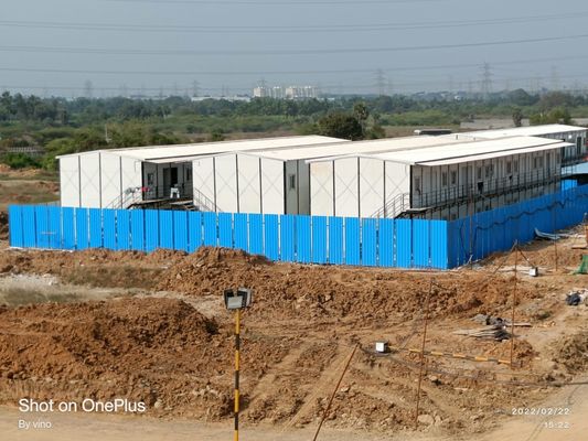 Case prefabbricate su misura fabbricate in serre e struttura in acciaio leggero per il mercato del Bangladesh