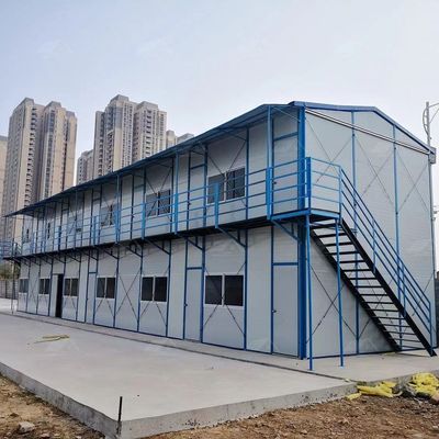 Case prefabbricate su misura fabbricate in serre e struttura in acciaio leggero per il mercato del Bangladesh