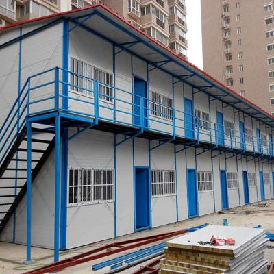 Case prefabbricate su misura fabbricate in serre e struttura in acciaio leggero per il mercato del Bangladesh