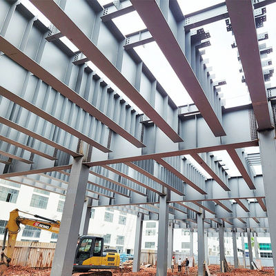 Facile da installare struttura in acciaio prefabbricata magazzino metallo con acciaio leggero Q345 Q235 telaio principale e servizio di taglio