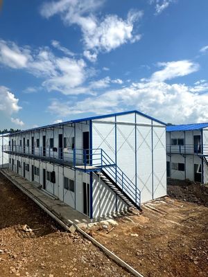 Casa di vetro prefabbricata anticorrosione in stile eclettico per un'installazione facile