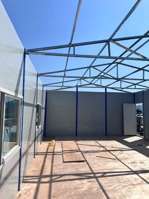 Casa di vetro prefabbricata anticorrosione in stile eclettico per un'installazione facile
