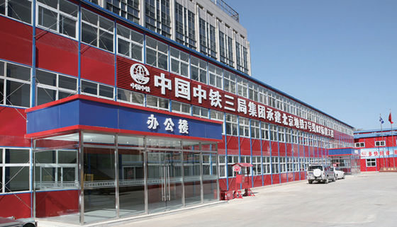 Vantaggio della protezione ambientale Case prefabbricate di 20 piedi con porta di sicurezza in acciaio e 3 camere da letto