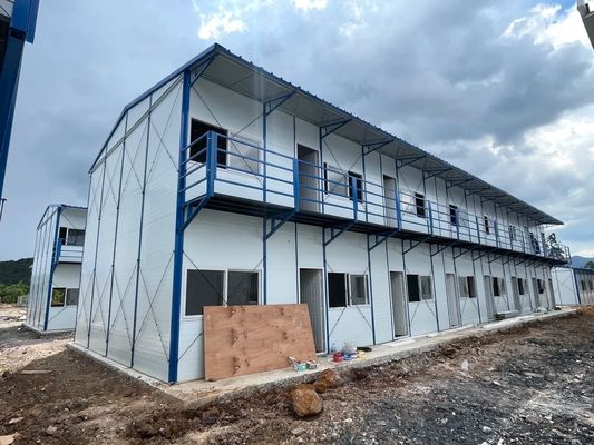 Progettazione su misura e stile Tiffany Design Struttura in acciaio Casa prefabbricata per laboratorio magazzino ufficio di costruzione