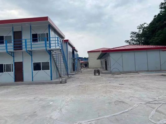 Progettazione su misura e stile Tiffany Design Struttura in acciaio Casa prefabbricata per laboratorio magazzino ufficio di costruzione