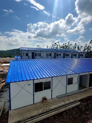 Progettazione su misura e stile Tiffany Design Struttura in acciaio Casa prefabbricata per laboratorio magazzino ufficio di costruzione