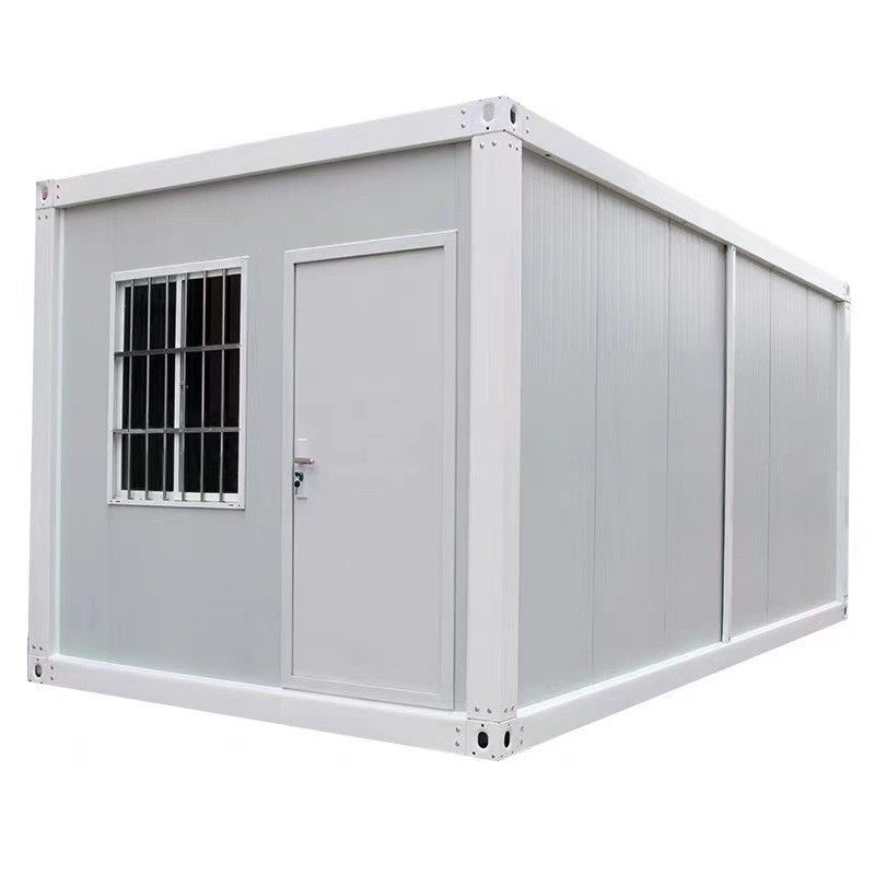 20FT/40FT Customized Glass Curtain Wall Steel Sandwich Panel Detachable Container House per le esigenze dei vostri clienti