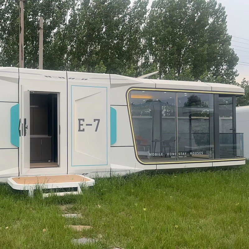 Eco Friendly Modular Container Home Vantaggio di una capsula di parete in piastra di alluminio personalizzata per hotel all'aperto