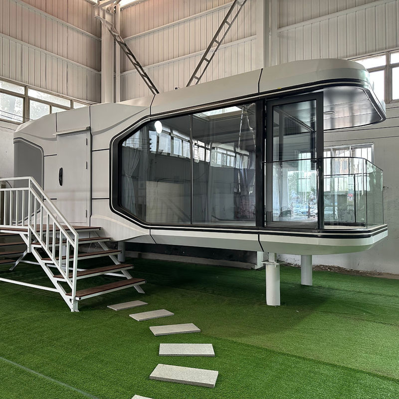 Hotel capsula spaziale a colori personalizzati multifunzione per piccoli container dormitorio hotel modulare Travel Resort House