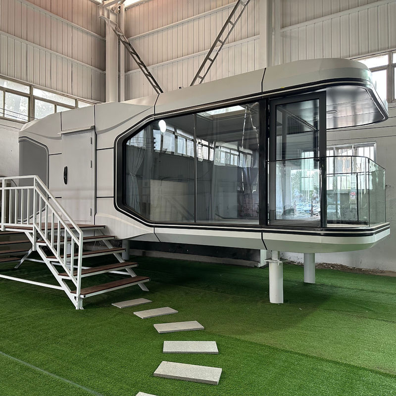 Casa prefabbricata con contenitore modulare in acciaio galvanizzato per hotel Villa in design popolare e case verdi