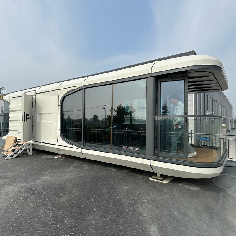 Casa capsula spaziale impermeabile e impermeabile La scelta perfetta per la vita modulare prefabbricata