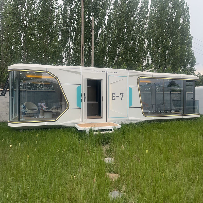 Fornitura diretta Casa prefabbricata moderna Design contemporaneo Acciaio Luxury Container House per Space Capsule Letto Cabina Hotel