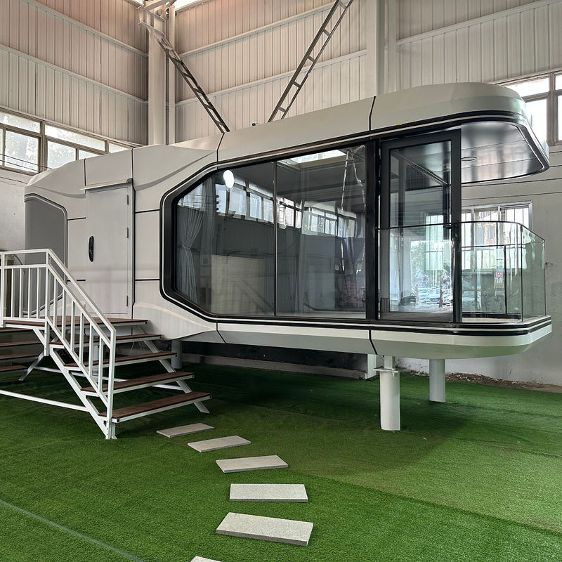 Case verdi dimensioni personalizzate Capsula spaziale Case mobili Dormire Hotel modulare per resort Mobile Case prefabbricate Mini Home