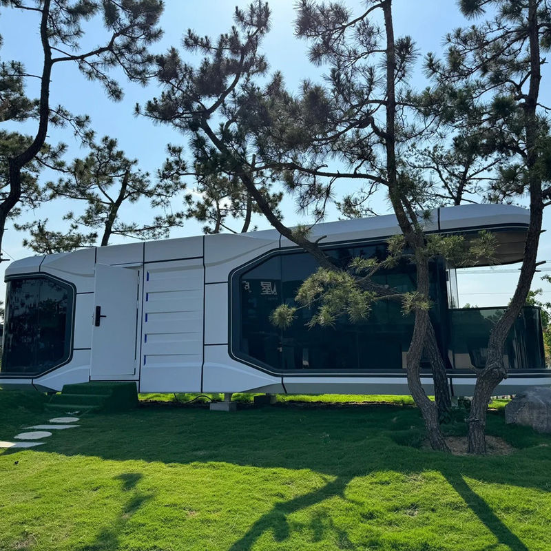 Moderna Capsule House con vantaggio grafico rispetto alla Space Capsule