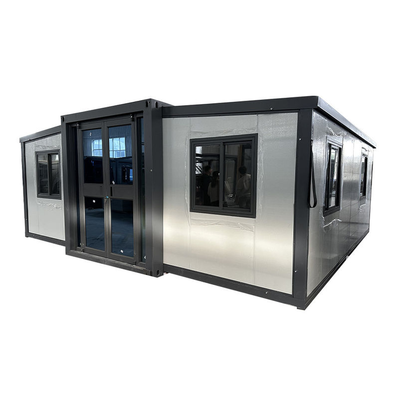 20 Ft Prefab Moderno Container Mobile Espandibile Casa Acciaio Luxury Office Building con struttura e assemblaggio piatta