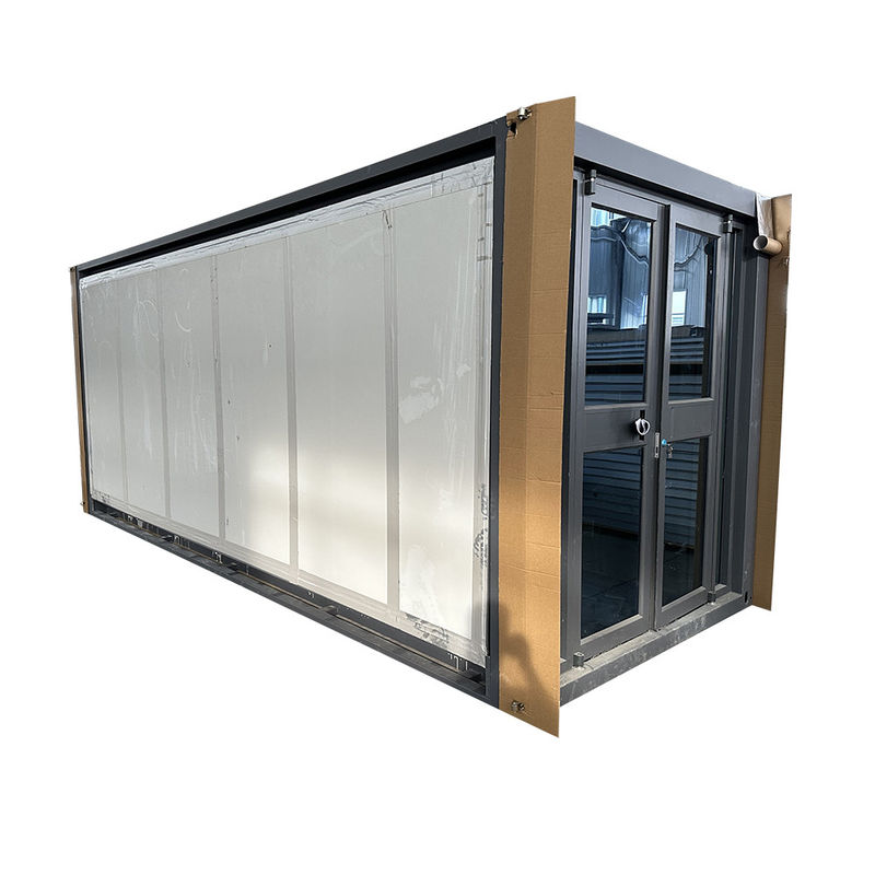 15-30 anni vita utile Rapido costruzione 2 piani case in vetro pannello sandwich case prefabbricate in acciaio case in container espandibili per villa