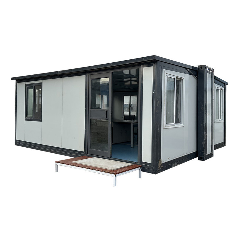 20FT/40FT Customized Prefab Galvanized Steel Frame Container House espandibile con bagno e doccia
